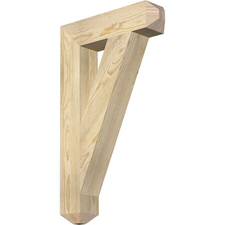 Ekena Millwork Traditional Craftsman Rough Sawn Bracket, Douglas Fir, 4"W x 18"D x 30"H BKT04X18X30TRA04RDF